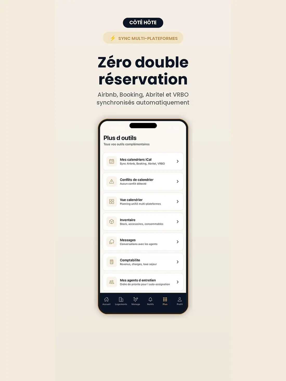 Zéro double réservation